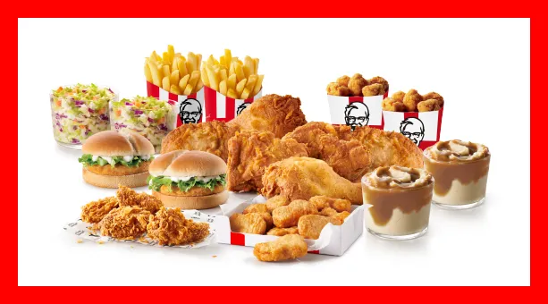 KFC family food menu deals