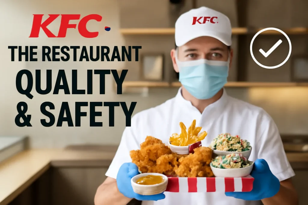 KFC menu items with prices